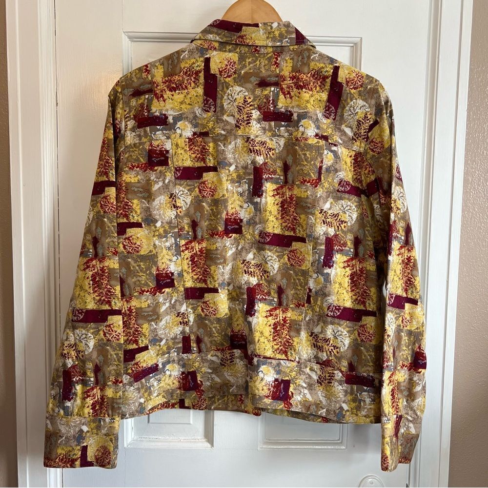 Christopher & Banks Multicolor Jacket L - Picture 7 of 8